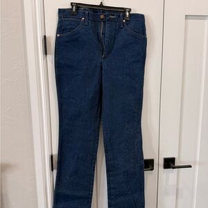 Wrangler Dark Blue Men's Straight Leg Jeans NEW